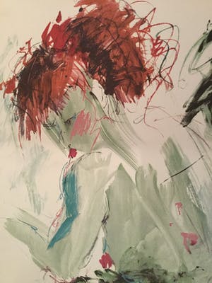 Annemarie de Groot - Subtiel naakt | Groot formaat zeefdruk kopen? Bied vanaf 35!