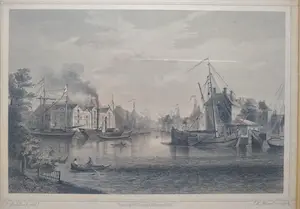 Ludwig Rohbock - Zwolle van het Zwarte Water gezien kopen? Bied vanaf 1!