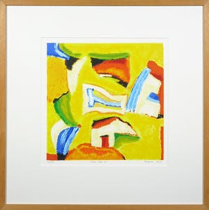 Saskia Bremer - Zeefdruk, New age a.2. - Ingelijst kopen? Bied vanaf 1!