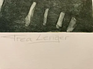 Frea Lenger - Loszwevend kleur ets kopen? Bied vanaf 25!