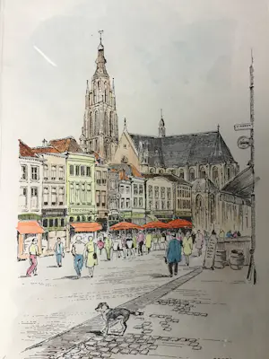 Jos van Dijk - Grote Markt Breda kopen? Bied vanaf 50!