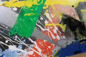 Bert Haaitsma - Gemengde techniek op karton, Nazomer '85 kopen? Bied vanaf 1!