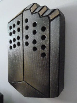 Niet of onleesbaar gesigneerd - Trompe-l'oeil (stenen wand object) kopen? Bied vanaf 1!