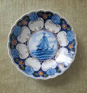 Koninklijke Tichelaar Makkum - Maritiem schoteltje verkauft für € 30!