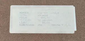AcheterBob Immink - Holwerd? Enchérissez de 75!