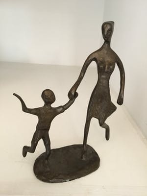 Bodrul Khalique - Sculptuur “ Samen “ kopen? Bied vanaf 60!