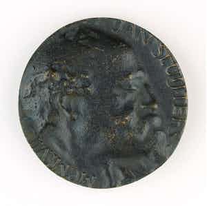 Theresia van der Pant - Bronzen penning: Jan Sluyters, 1957 verkocht voor € 85!