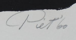 Piet van Stuivenberg - Litho: Abstracte compositie - 1960 kopen? Bied vanaf 39!