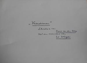 Freek van den Berg - 2 litho's uit de Map Vriendinnen van 1974 kopen? Bied vanaf 15!