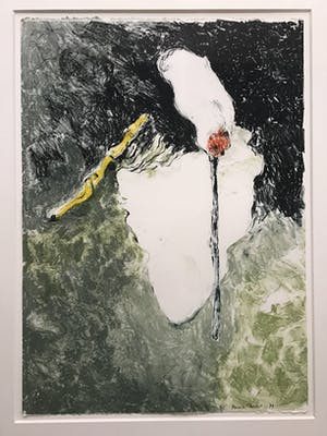 Pascale Ticheler - Litho, van tekening, gesigneerd, oplage 4/25, ingelijst met passe-partout kopen? Bied vanaf 65!