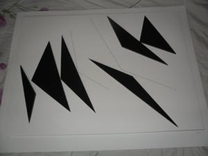 Genevieve Claisse - Composition géométrique gesigneerde 3D-constructie kopen? Bied vanaf 70!