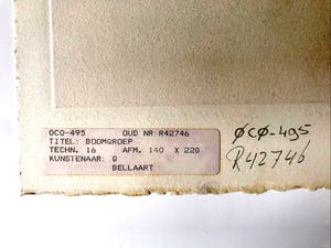 Gerard Bellaart - Boomgroep (ets, kleine oplage / 70's) kopen? Bied vanaf 1!