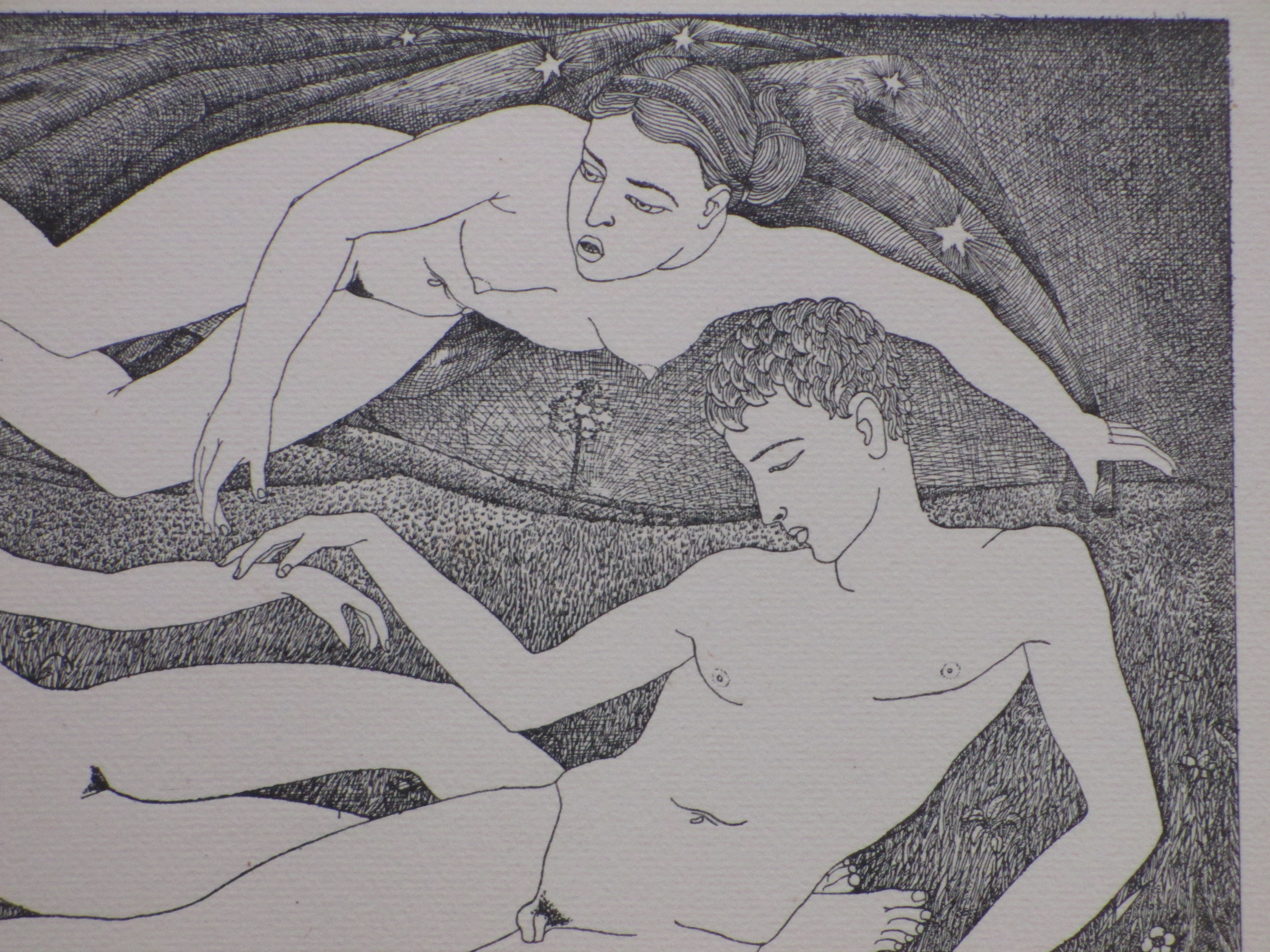 Hendrik Johannes Slijper - Erotische voorstelling - Litho kopen? Bied vanaf 45!