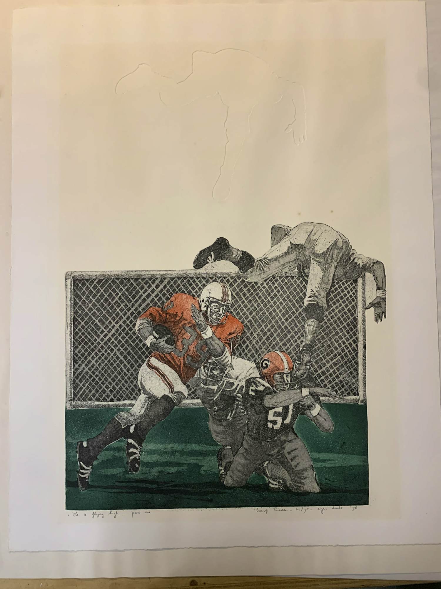 Leentje Linders - He is flying high part one ( American football) kopen? Bied vanaf 40!