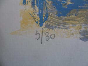 Bettina Lopetro - Zeefdruk, titel, "Fork ". kopen? Bied vanaf 20!