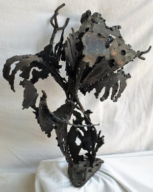 Niet of onleesbaar gesigneerd - Beeld van Metaal, “Vogel” kopen? Bied vanaf 10!