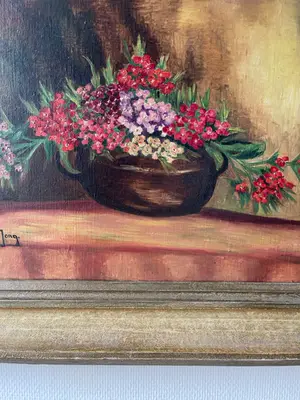 Maria Christina Jacoba Sterre de Jong - Bloemen stilleven in schaal kopen? Bied vanaf 10!