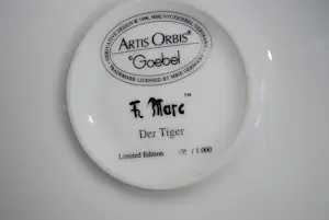 Porzellanfabrik W. Goebel - Der Tiger - naar Franz Marc - oplage 176/1000 kopen? Bied vanaf 125!