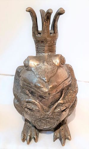 Curiosa - Kikker - Kandelaar - India - Begin 20e eeuw kopen? Bied vanaf 1!