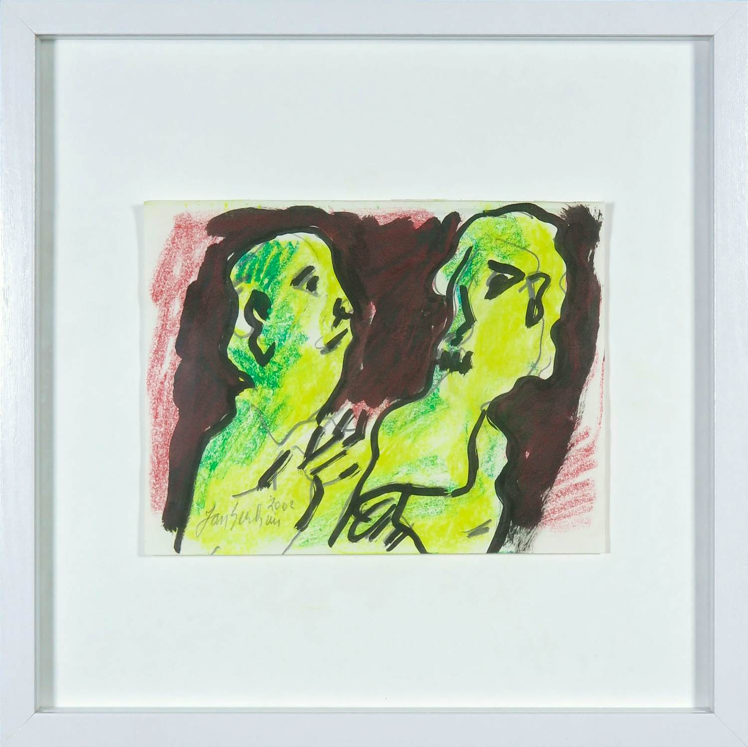 Jan Sierhuis - Pastelkrijt / potlood - zonder titel kopen? Bied vanaf 75!