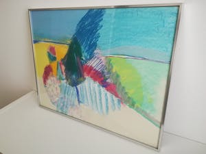 Niet of onleesbaar gesigneerd - pastel, zeezicht, abstract en origineel kopen? Bied vanaf 1!