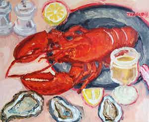 Tanja Koelemij - Seafood with lobster verkocht voor € 70!