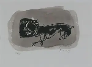 Corneille - Handbewerkte zeefdruk, Cobra - Ingelijst kopen? Bied vanaf 200!