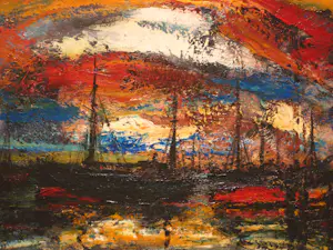 Toon Koster - Boten in Haven. kopen? Bied vanaf 1!