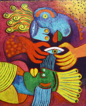 Clemens Briels - Gemengde Techniek: 'Me empresta sens olhos' (2011). kopen? Bied vanaf 595!