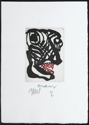 Pierre Alechinsky - en Karel Appel - Ets en aquatint, Suite a deux VI kopen? Bied vanaf 300!