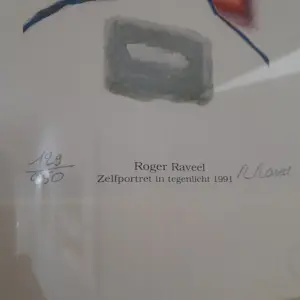 Roger Raveel - zelfportret in tegenlicht kopen? Bied vanaf 395!