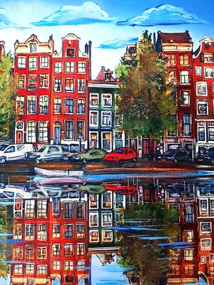 Elena Polyakova - Een gracht in Amsterdam kopen? Bied vanaf 65!