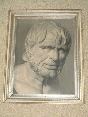 Cornelia Hioolen - Potloodtekening - Seneca kopen? Bied vanaf 50!