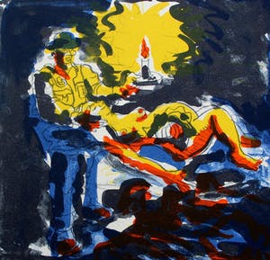 Jorg Immendorff - Drie litho's: Zwiebelmutter - 1993 kopen? Bied vanaf 750!