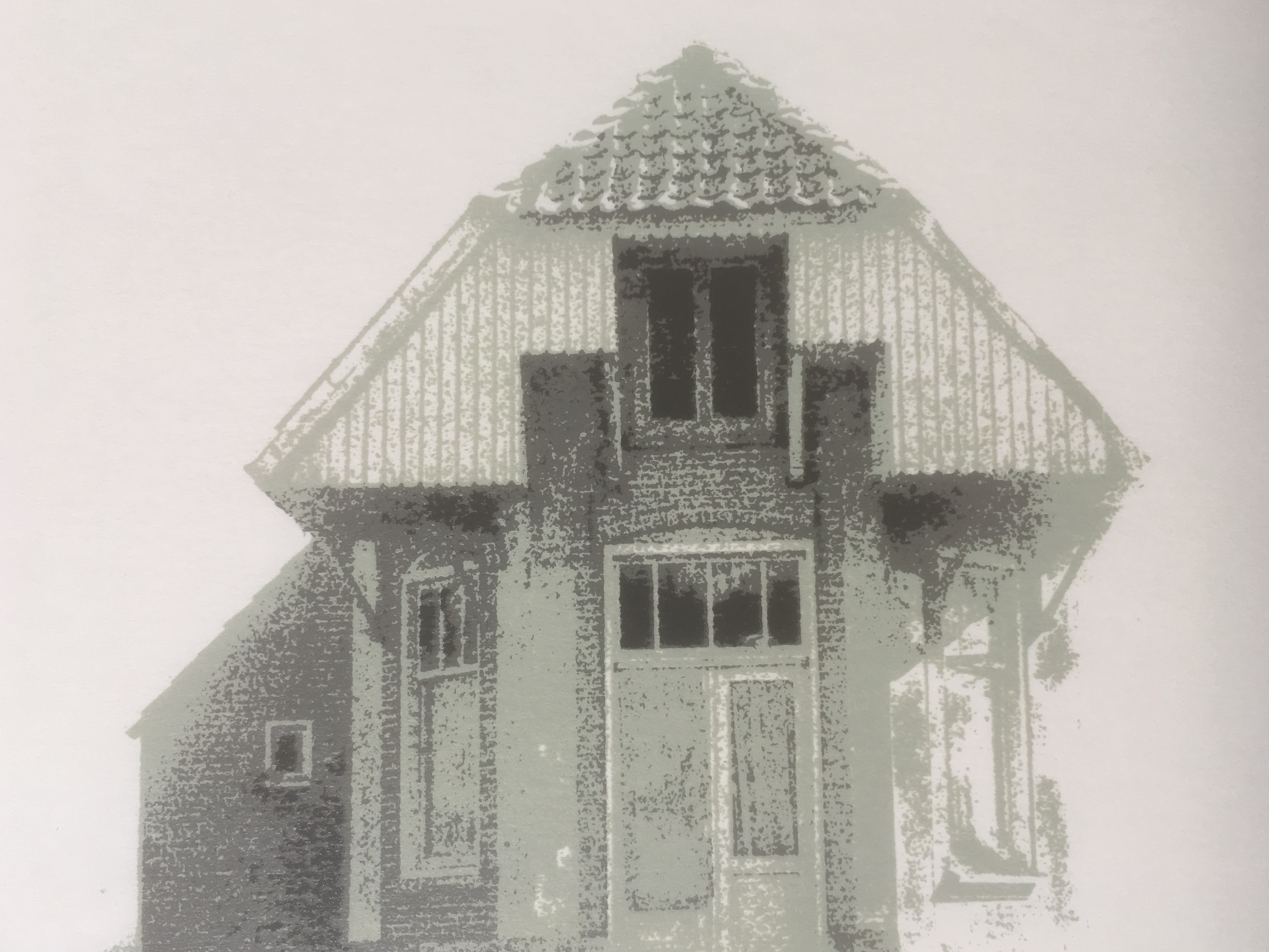 Niet of onleesbaar gesigneerd - Huis met landschap - 1982 kopen? Bied vanaf 1!