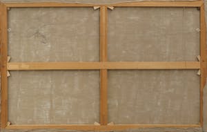 Franscz Witte - Acryl op doek, Donker rood (Zeer groot) kopen? Bied vanaf 1!