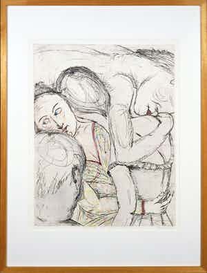 Henk Visch - Kleurenets, De afstand die nabijheid heet nr. 7 - Ingelijst verkocht voor € 50!