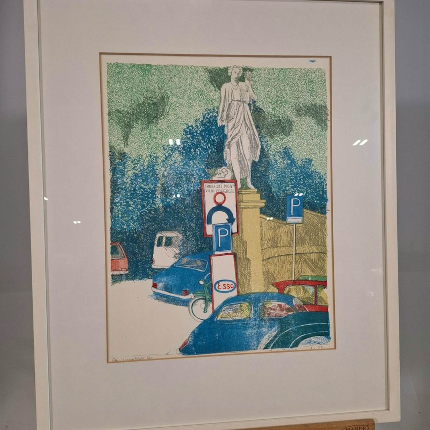 Joost Minnigh - Litho, titel, Villa Borghese kopen? Bied vanaf 40!