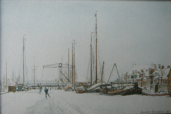 Bauke Feenstra - Schaatstaferelen in het Friese land kopen? Bied vanaf 50!