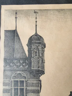 Paul Bodifee - Tekening potlood Deventer kopen? Bied vanaf 1!