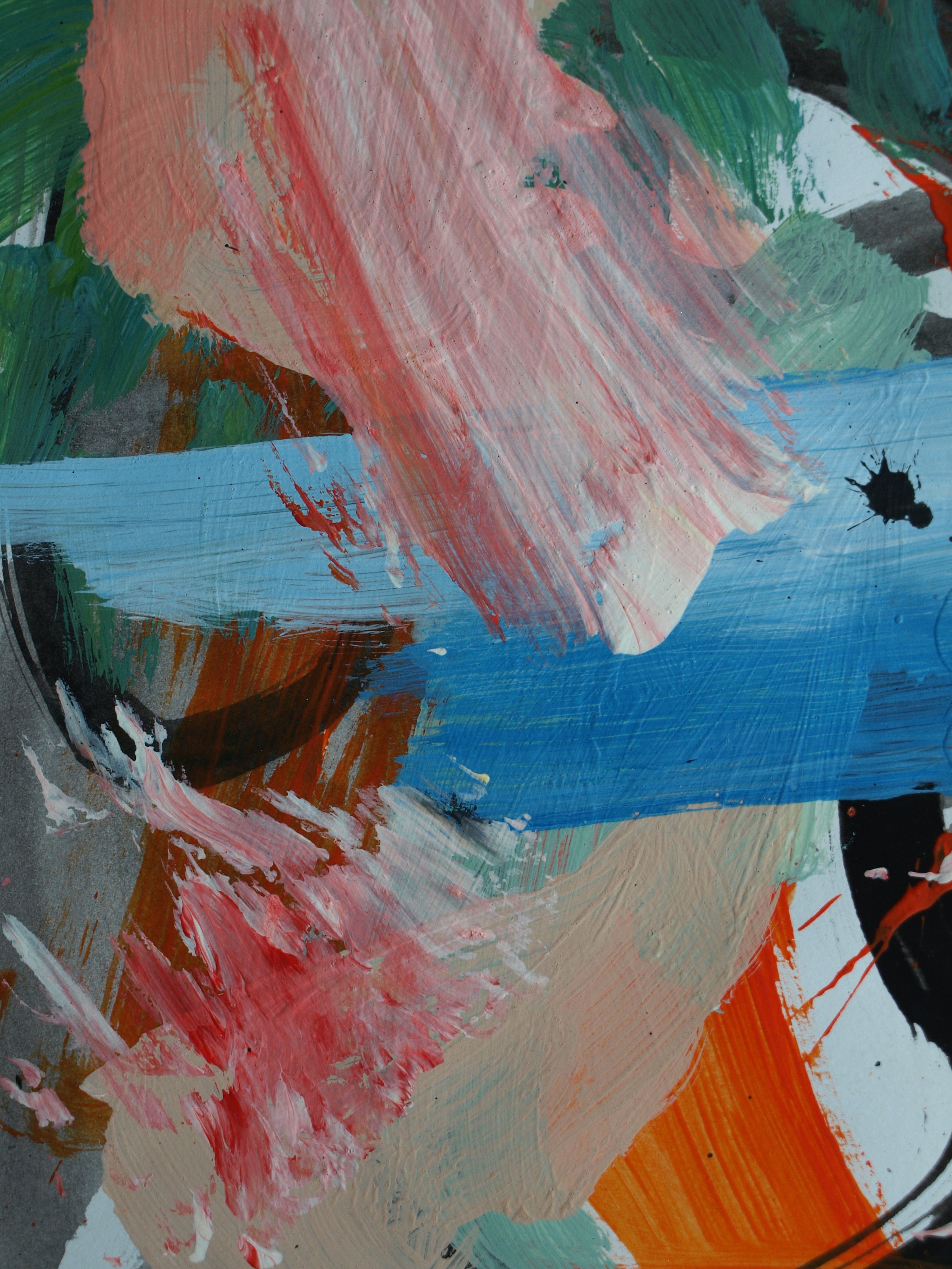 Peter Klashorst - Acrylverf op papier – Abstract 16 - 2016 kopen? Bied vanaf 35!