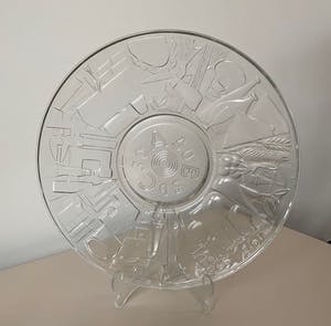 Gerard Thomassen - ABC Leerdam glazen bord kopen? Bied vanaf 1!