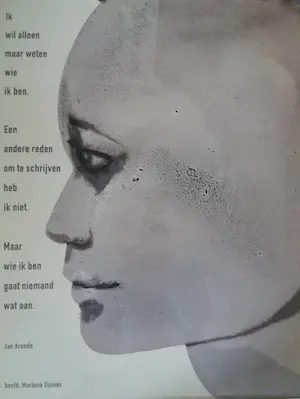 Marlene Dumas - Ik wil alleen maar -gedicht van Jan Arendt- kopen? Bied vanaf 1!