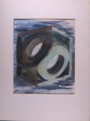 Piet van Mook - Aquarel, "DW12P" kopen? Bied vanaf 1!