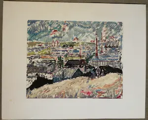 Wim Motz - Schilderij op papier kopen? Bied vanaf 39!