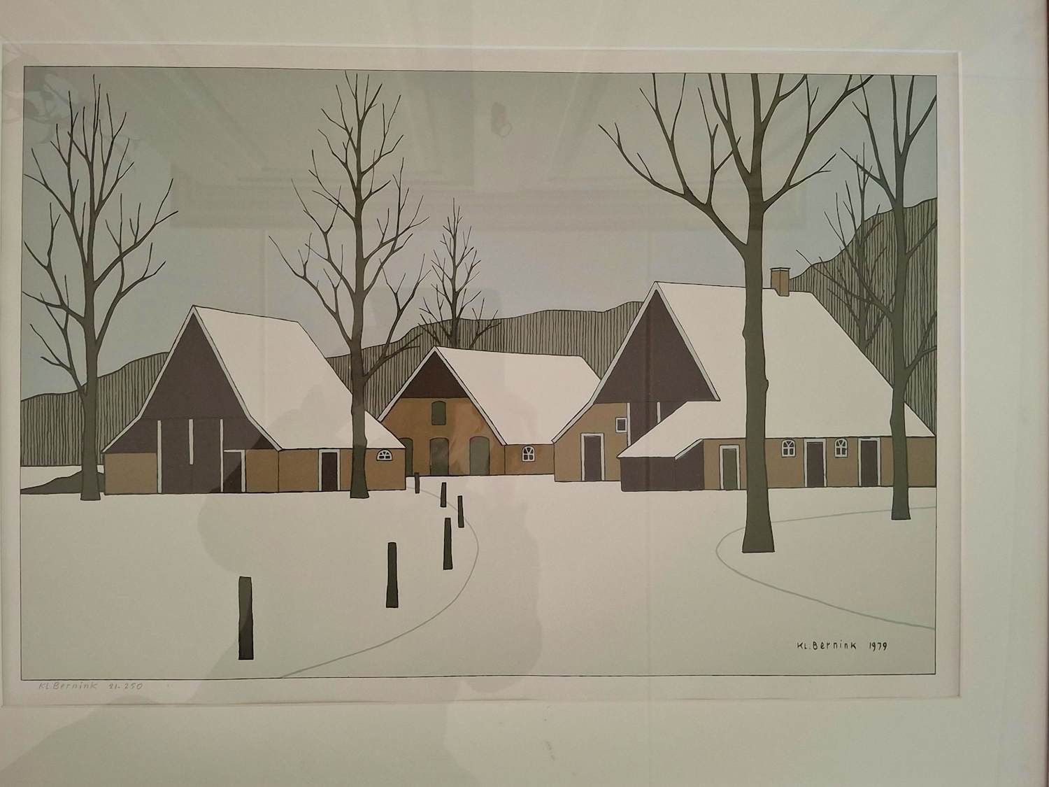 Klaas Bernink - Winterlandschap met Twentse boerderij kaufen? Bieten Sie von 300!