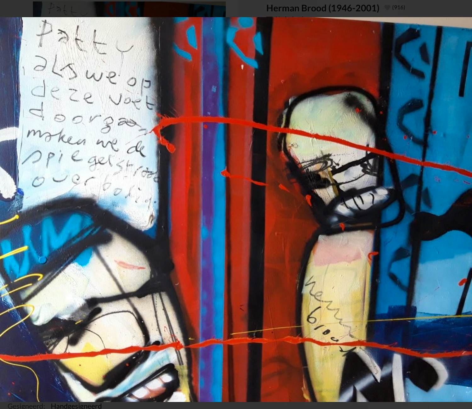 Herman Brood - Patty kopen? Bied vanaf 5000!