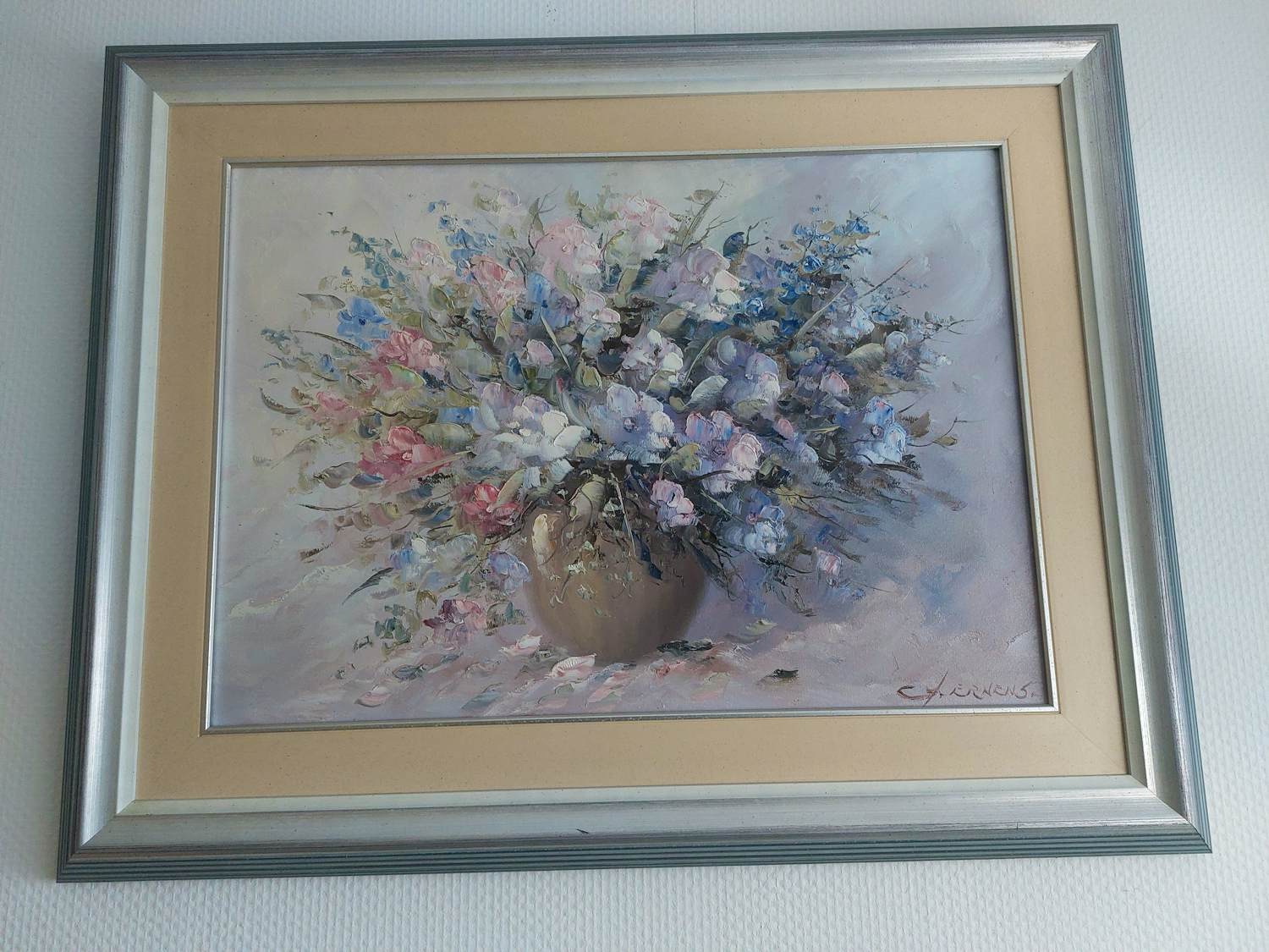 Gerardus Johannes Ernens - Bloemen in vaas verkocht voor € 50!