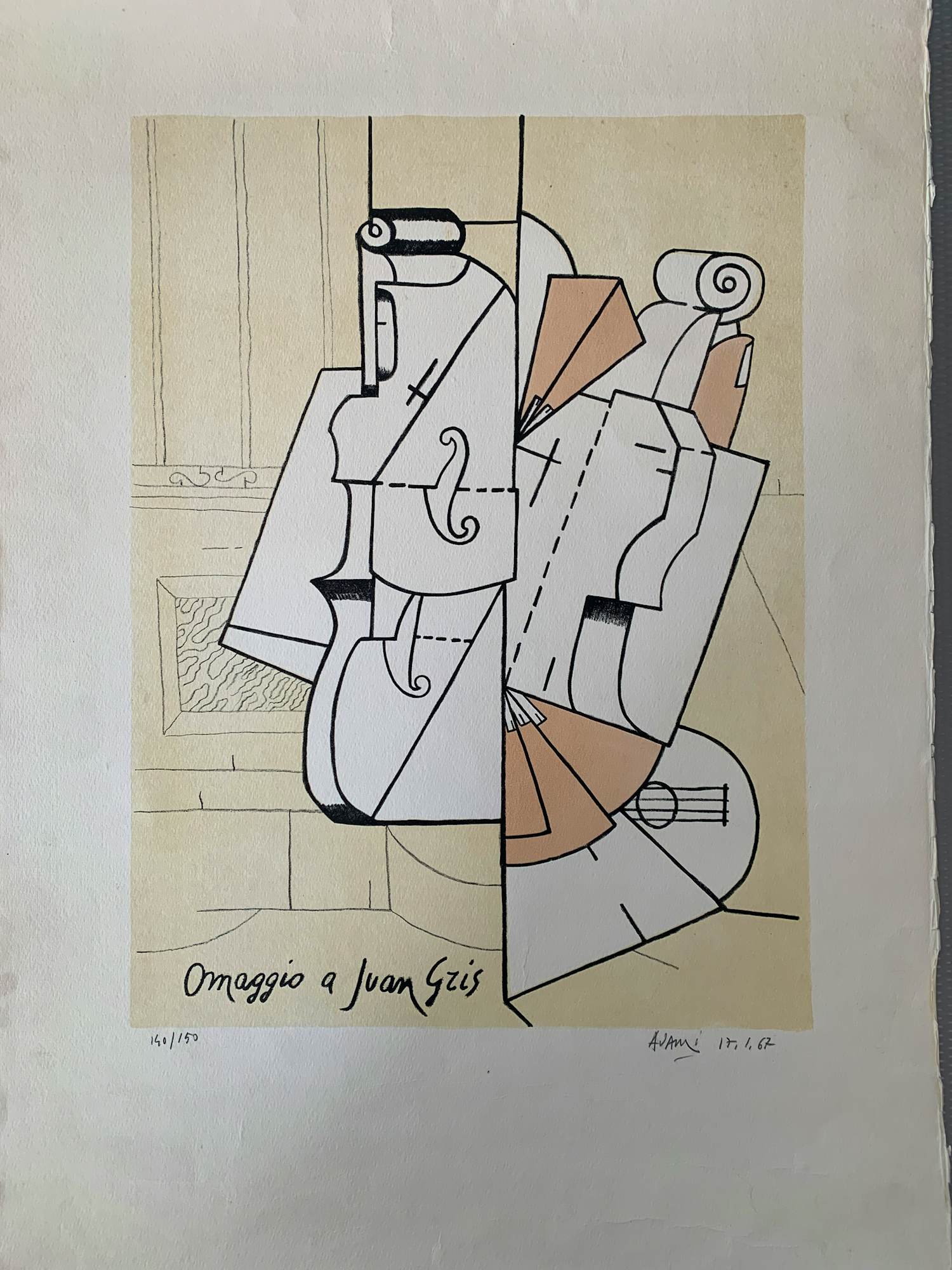 Valerio Adami - Omaggio a Juan Gris kopen? Bied vanaf 100!