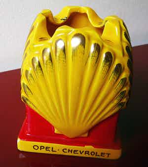 Niet of onleesbaar gesigneerd - Schellevaar Lekkerkerk: asbak jaren '50 -geglazuurd aardewerk- verkocht voor € 10!